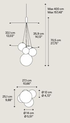 RANDOM FIVE Sospensione