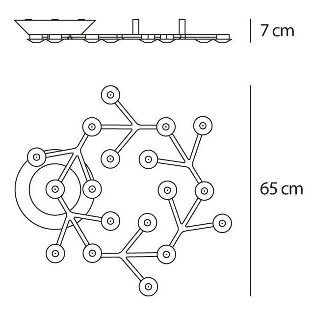 Led Net Circolare Soffitto